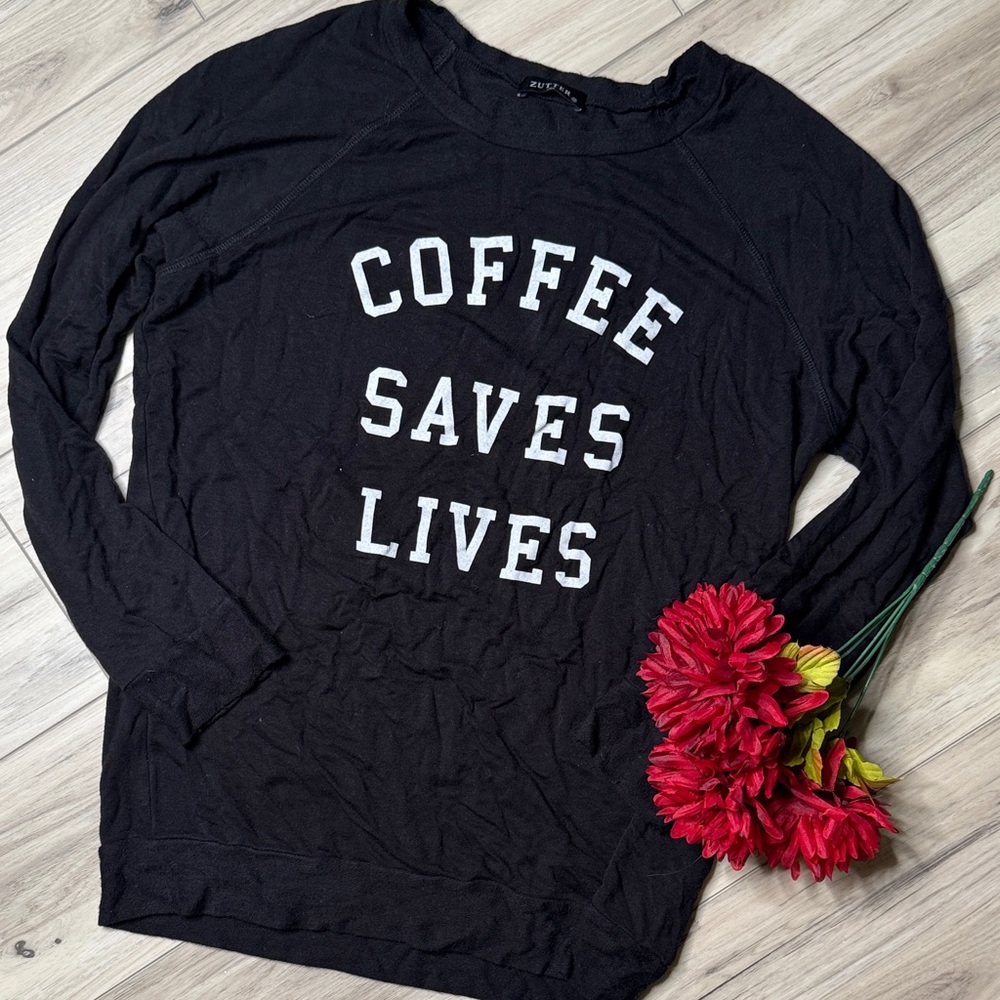 Black Graphic Women's Top